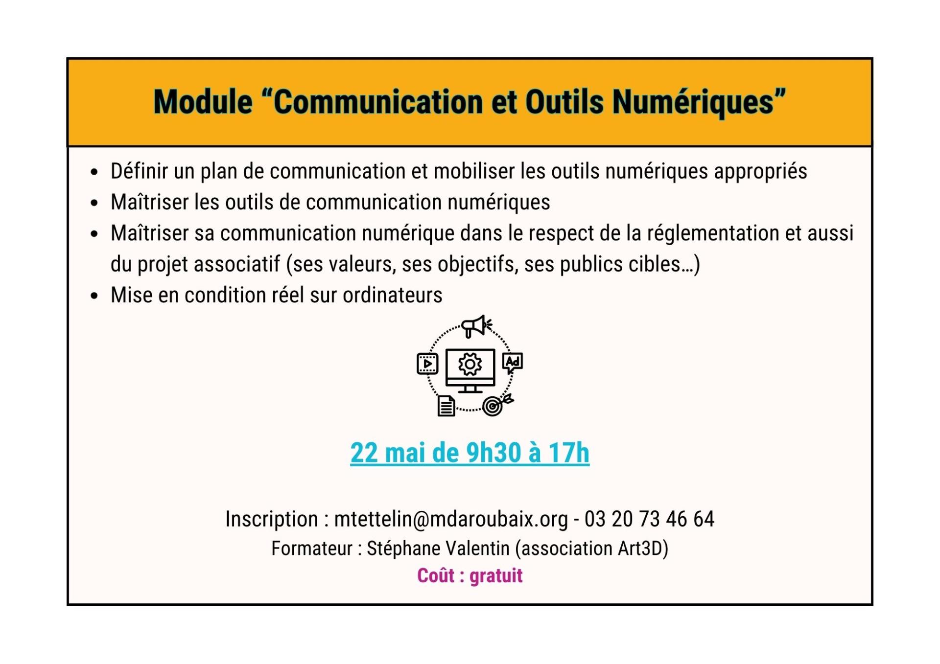 Module communication et outils numeriques